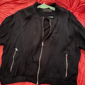 *BLACK* BLANKNYC Tencel Bomber Jacket